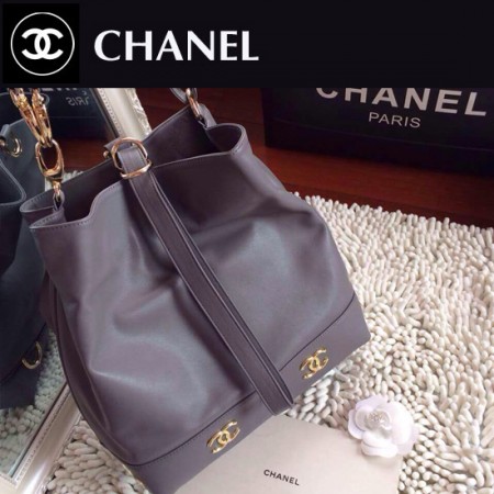 CHANEL-18 时尚女士新款VINTAGE系列灰色原